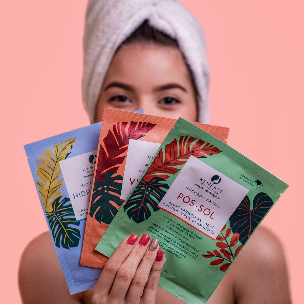 Kit máscaras pele verão - New Face