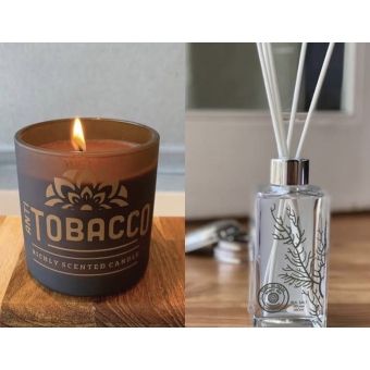 KIT ZEN VELA ANTI TOBACCO & DISUSOR DE AMBIENTE SEA SALT - BRIGHT SIDE