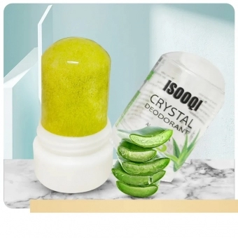 Desodorante Cristal, Aloe Vera, Sem Perfume, 60Gr. - ISOOQI