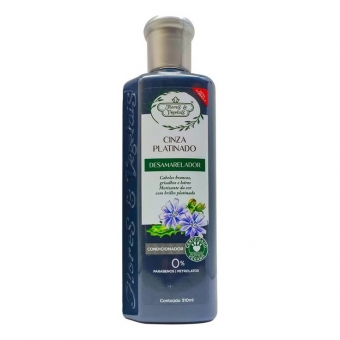 Flores e Vegetais, Condicionador Matizante Platinado, 310Ml