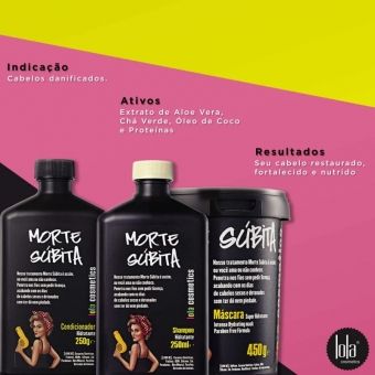 KIT LOLA COSMETICS MORTE SÚBITA INTENSE (3 Produtos)