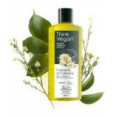 Shampoo Iluminador Camomila & Calêndula Vegano, 400ml - Think Vegan