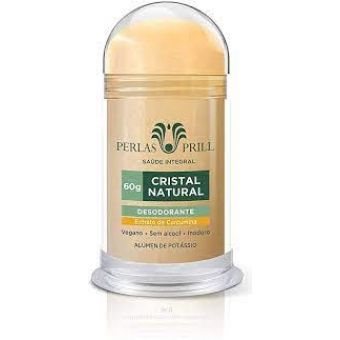 Desodorante Cristal Natural Extrato de Curcumina, 60Gr