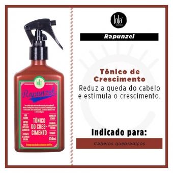 Rapunzel Tônico do Crescimento - TRATAMENTO ANTIQUEDA - 250ML