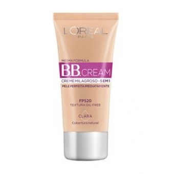 Base BB Cream, L\´Oréal Paris, Efeito Matte Cor Media, FPS 20, 30ml
