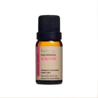 Óleo Essencial Geranio, 10ml - Via Aroma