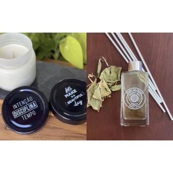 Kit Vela & Difusor de Ambiente Verbena - BRIGHT SIDE