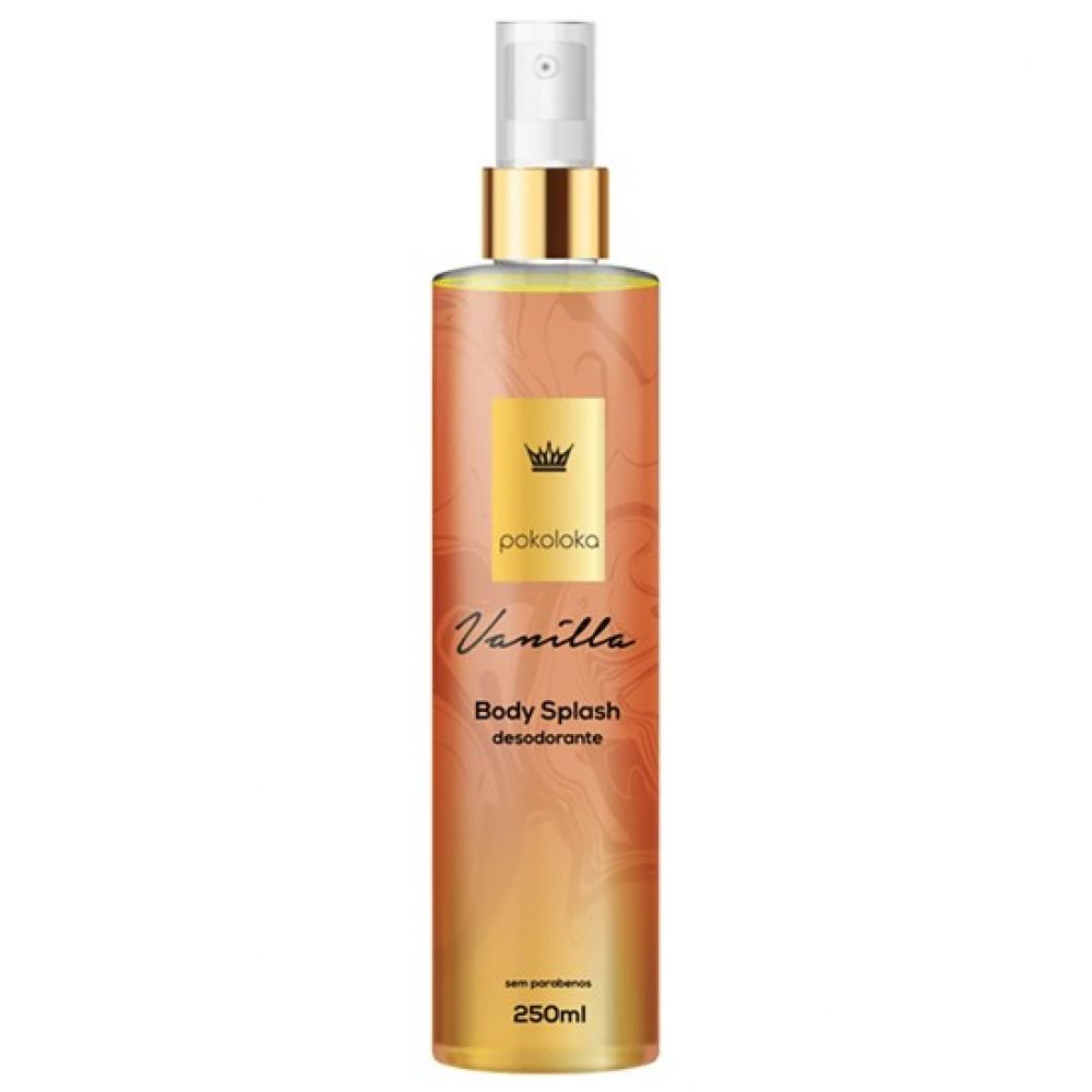 Body Splash Vanilla, 250ML - POKOLOKA
