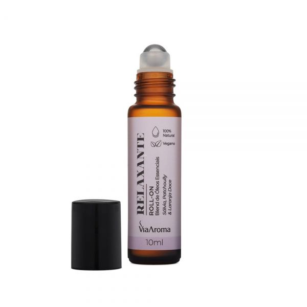 Roll-On, Óleo Essencial, 10ML, Relaxante - Via Aroma