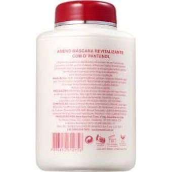 Máscara Capilar Revitalizante, com D´Pantenol, 500Gr - Amend