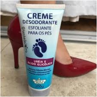 Creme Desodorante Esfoliante para Pés, 200Gr. - Flores e Vegetais