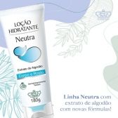 Loção Hidratante Corpo e Rosto, 180GR - FLORES & VEGETAIS