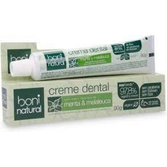 Creme Dental Menta Malaleuca, Vegano, Sem Fluor, 90 Grs. - BONI