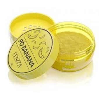 Pó Banana Finalizador, Vegano, Fenza Make Up - Fenzza