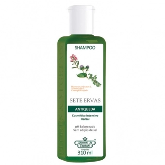 Flores e Vegetais, Shampoo Antiqueda, Sete Ervas, 310Ml