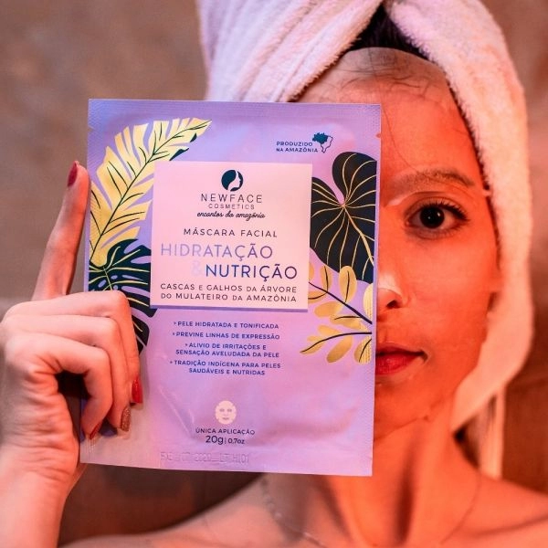 Máscara facial, Hidratação e Nutrição - New Face