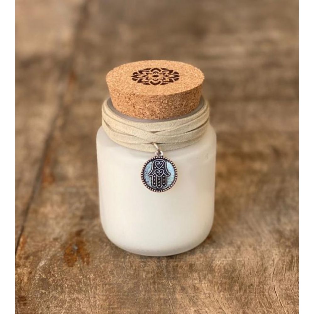 Vela Cordão e Pingente, Alecrin, Hamsa, 180Gr. - Bright Side
