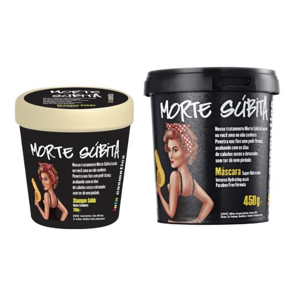 KIT LOLA COSMETICS SHAMPOO SÓLIDO E MÁSCARA HIDRATANTE (2 Produtos)